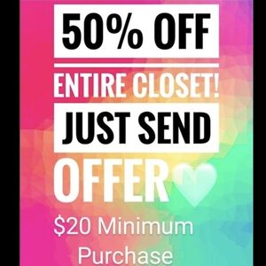 💥💥💥 50% OFF SALE 💥💥💥